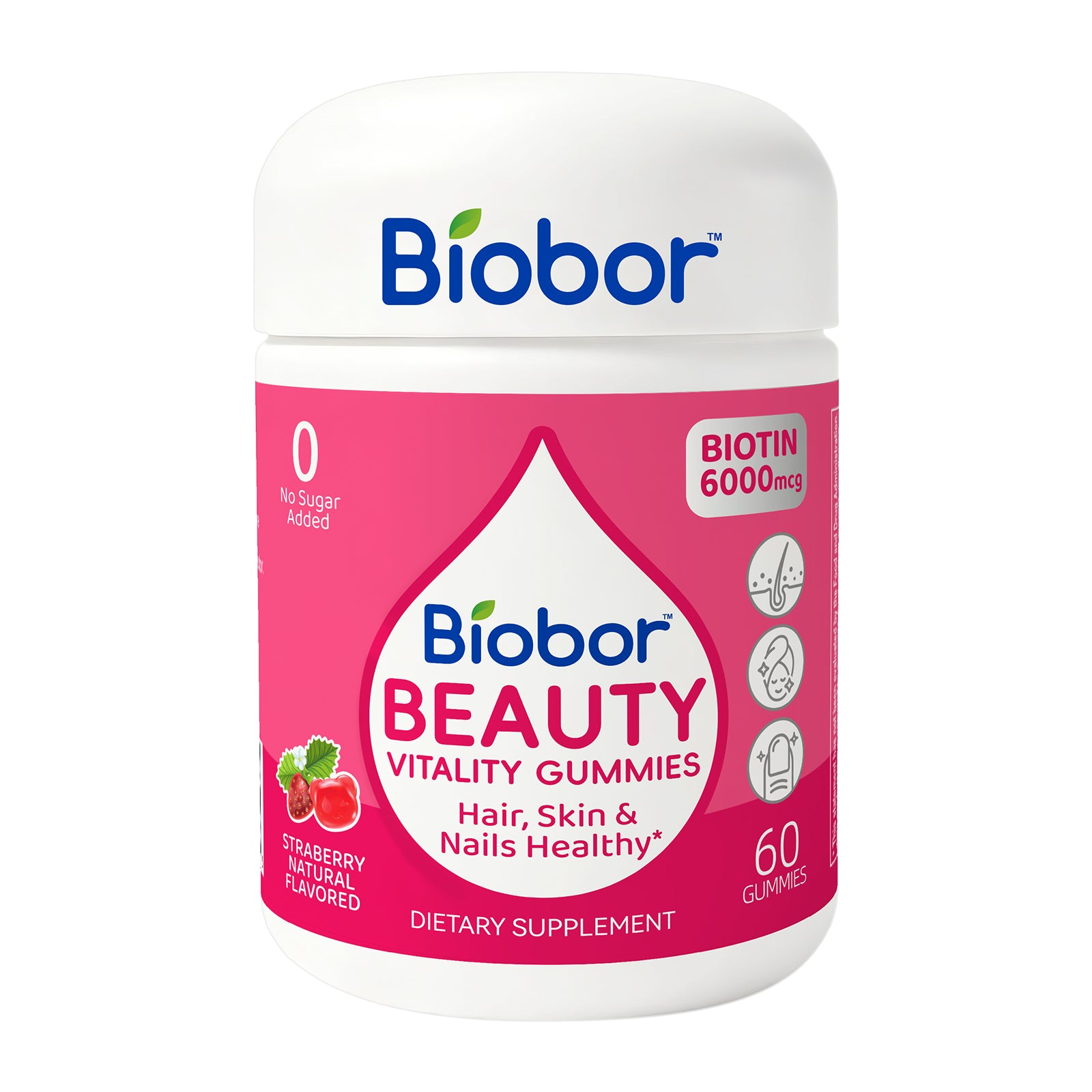 Biobor BEAUTY Gummies (No Sugar Added)