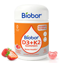 Biobor Natural Vitamin D3+K2 Gummies