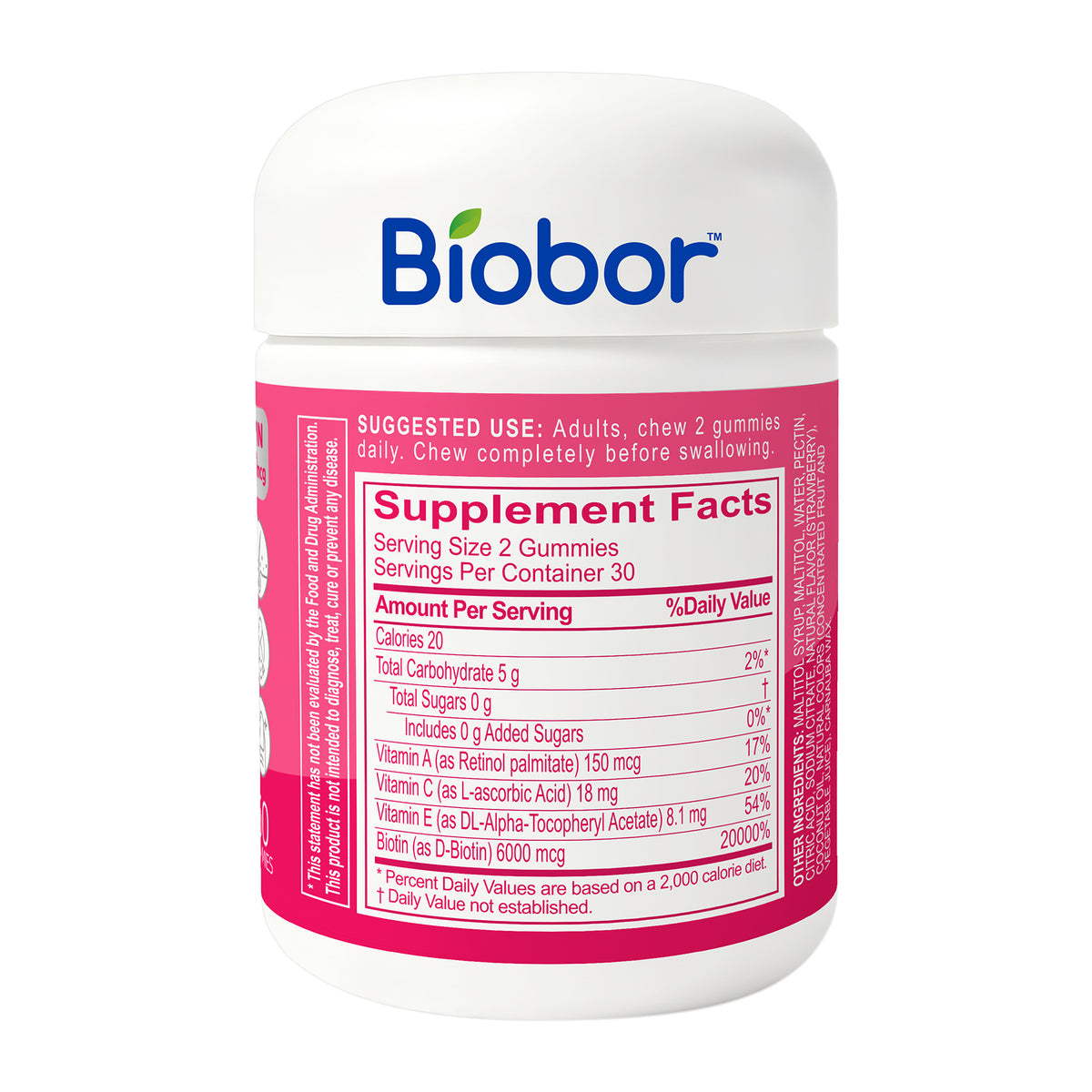 Biobor BEAUTY Gummies (No Sugar Added)