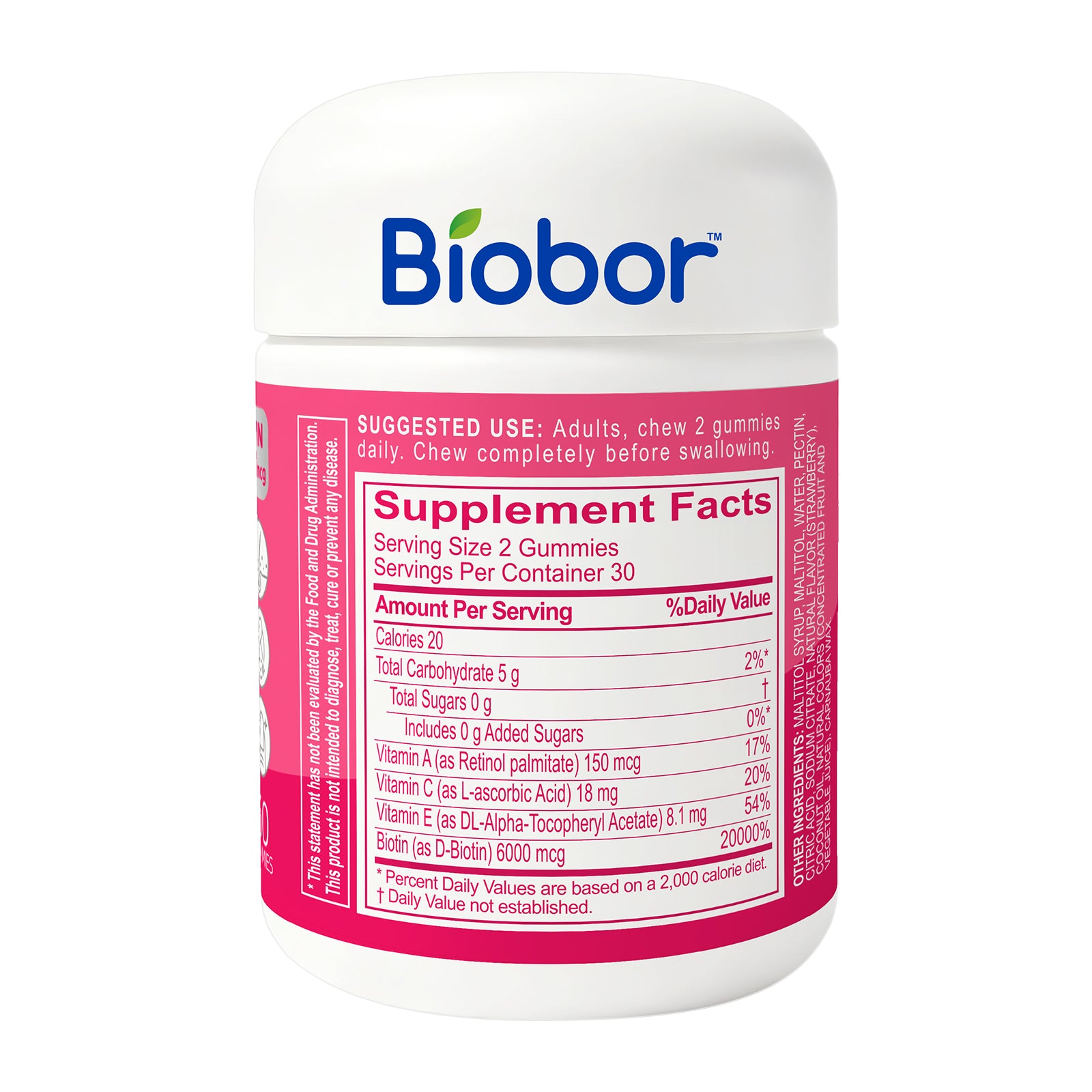 Biobor BEAUTY Gummies (No Sugar Added)