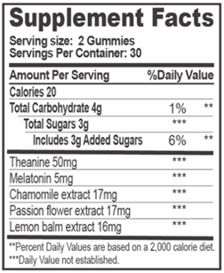 Biobor Melatonin & Botanicals Gummies