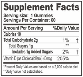 Biobor Vitamin D3 Gummies