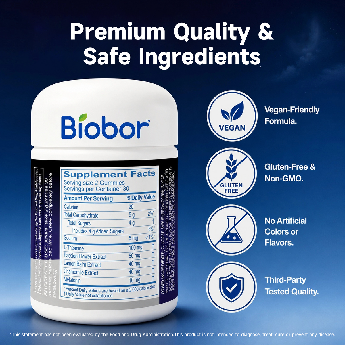 Biobor Melatonin Gummies