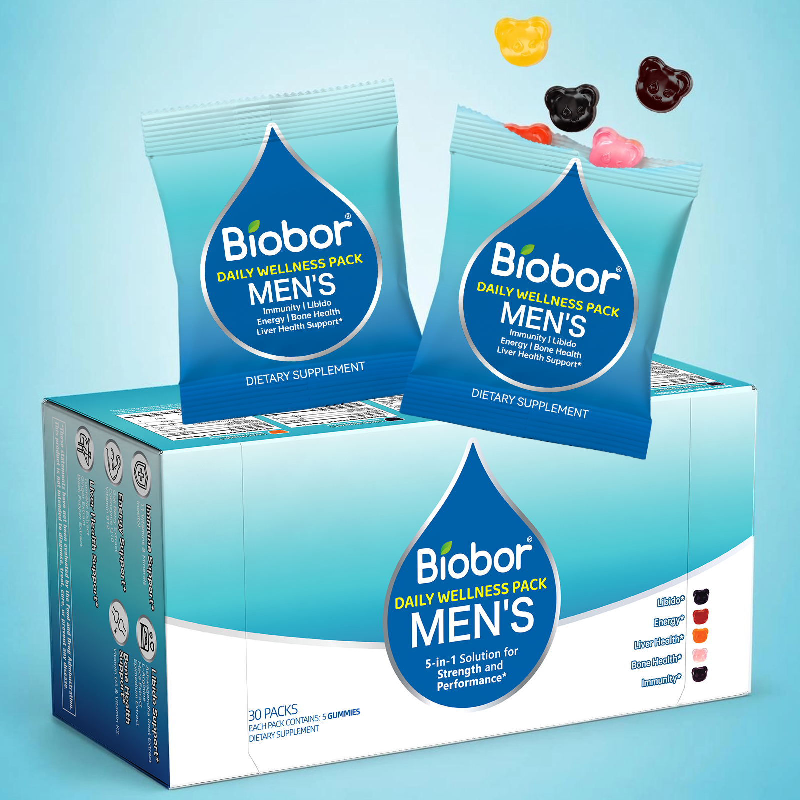 Biobor Men's Daily Wellness Packs
