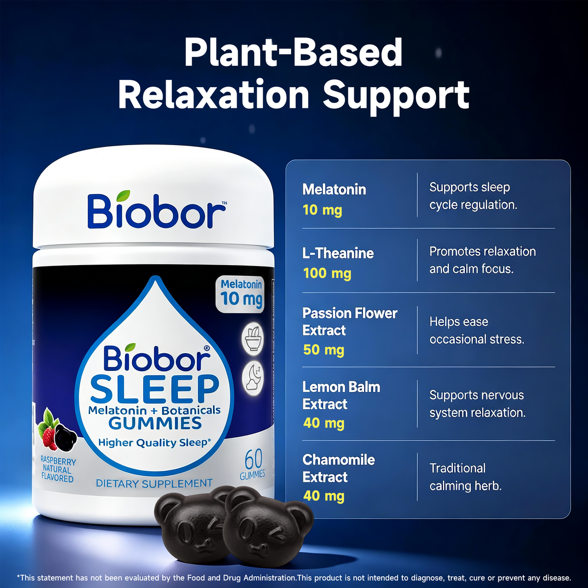 Biobor Melatonin Gummies