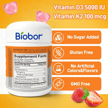 Biobor Natural Vitamin D3 K2 Gummies