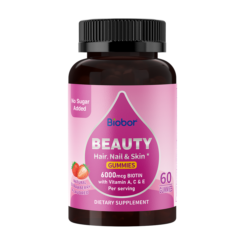 Hair Skin Nails Gummies (No Sugar Added)