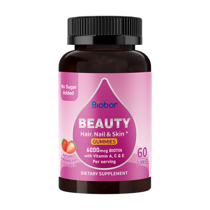 Hair Skin Nails Gummies (No Sugar Added)