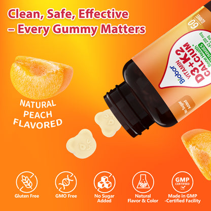 Calcium Vitamin D3+K2 Gummies