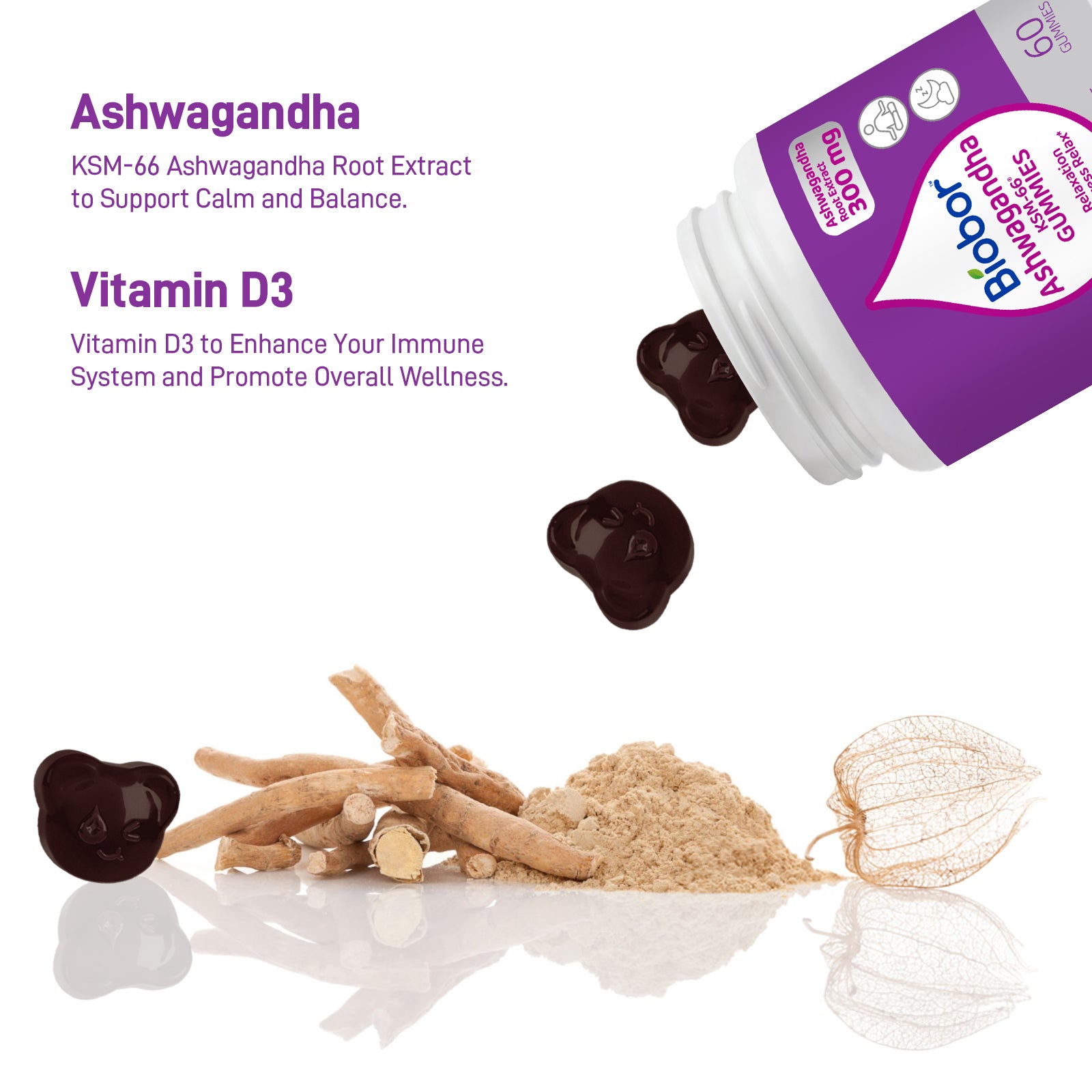 Biobor Ashwagandha Functional Gummies