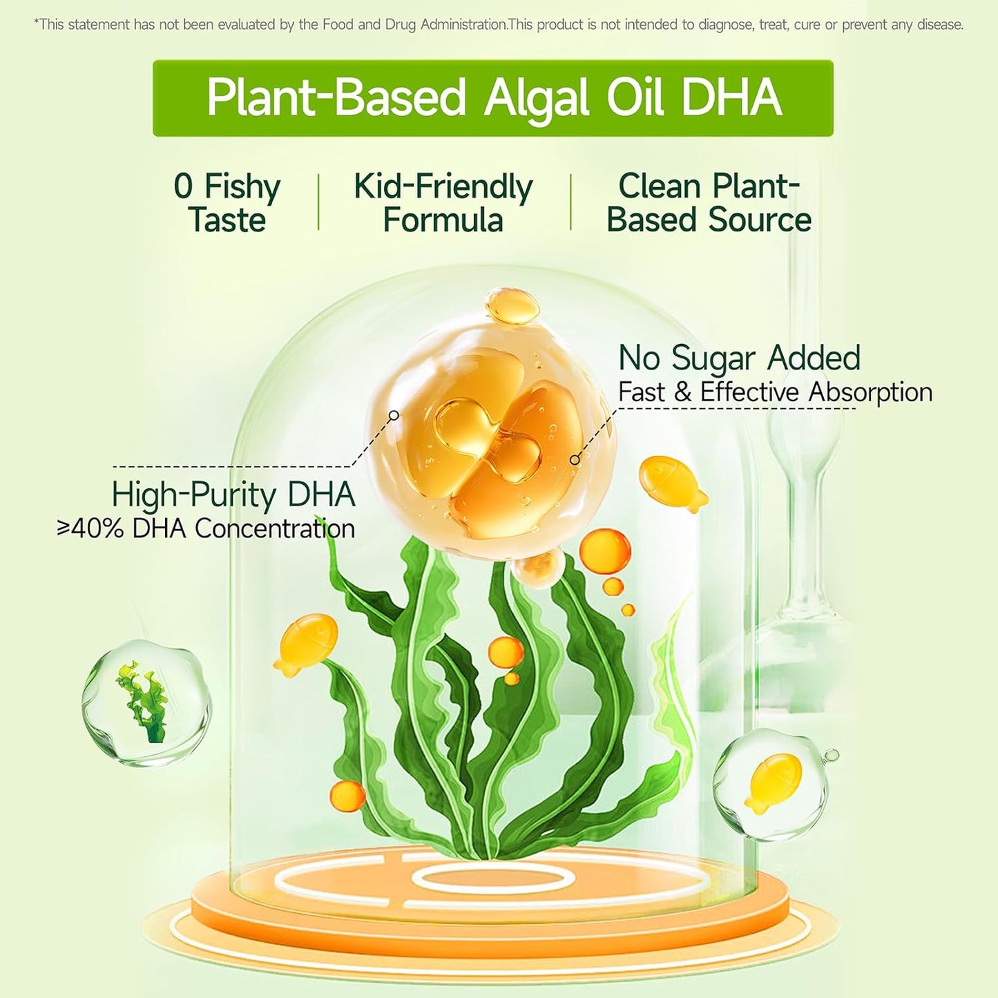Biobor Omega-3 Gummies - Algal Oil DHA Gummies