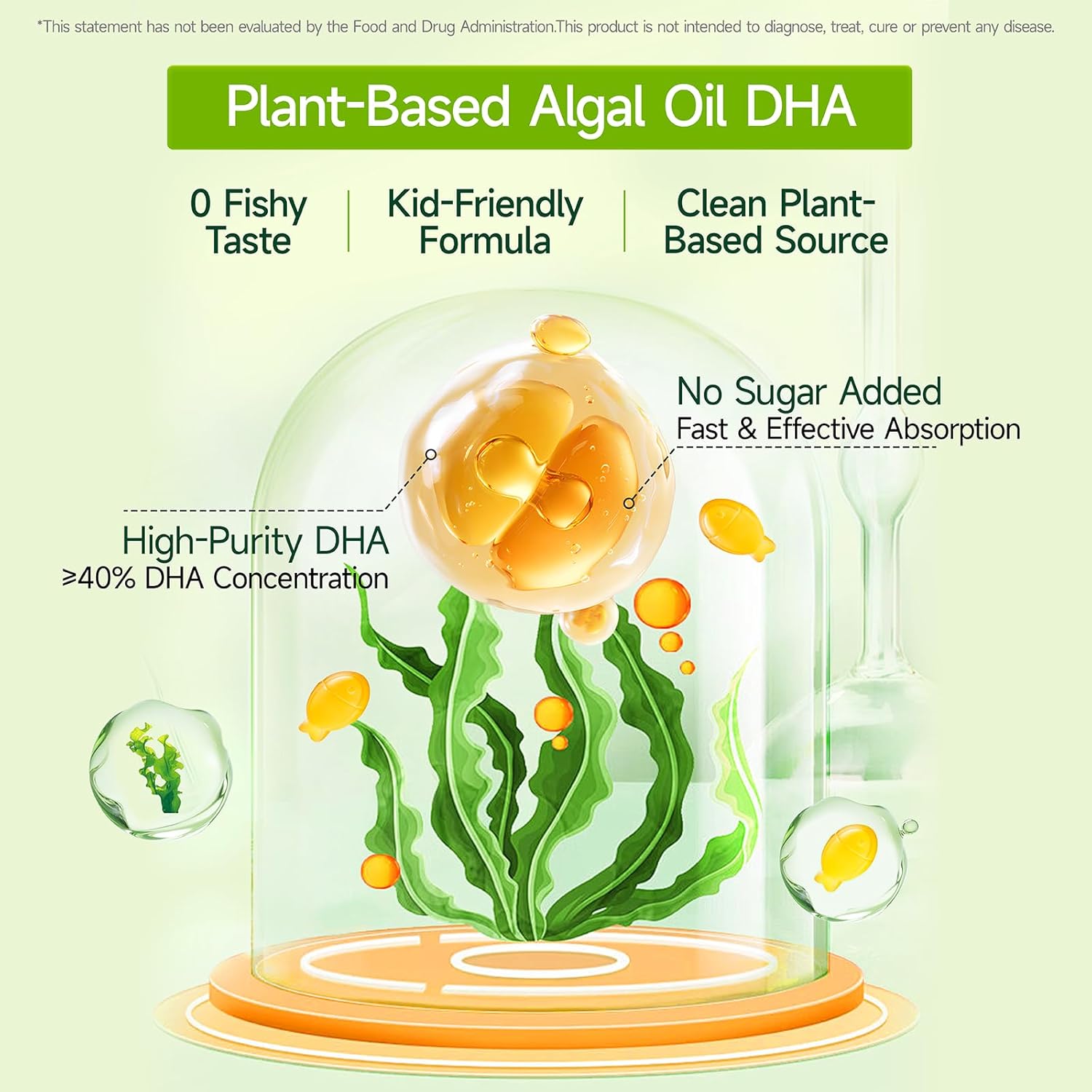 Biobor Omega-3 Gummies - Algal Oil DHA Gummies