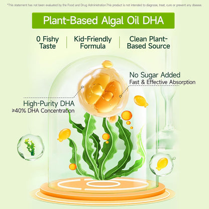 Biobor Omega-3 Gummies - Algal Oil DHA Gummies