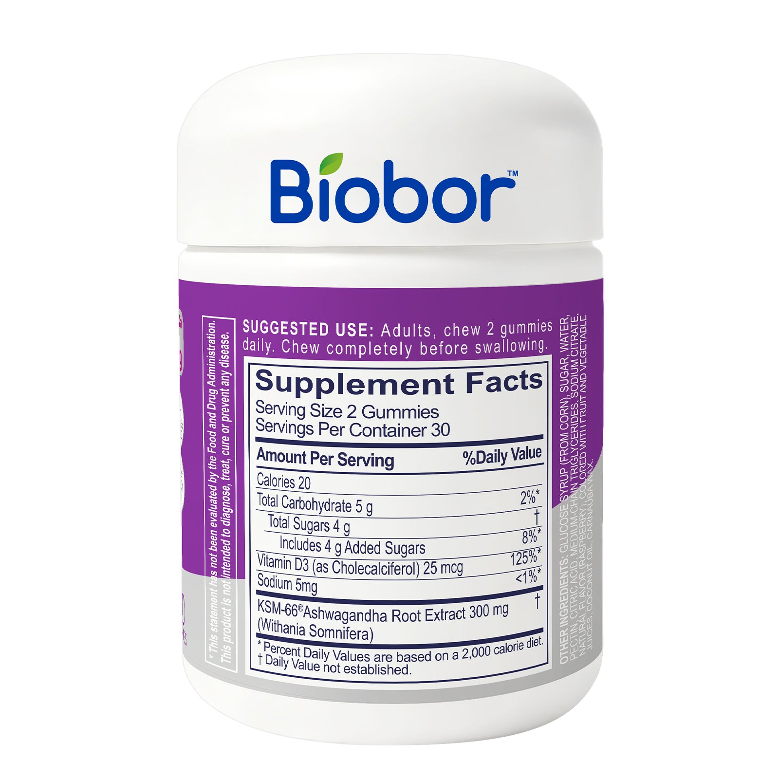 Biobor Ashwagandha Functional Gummies