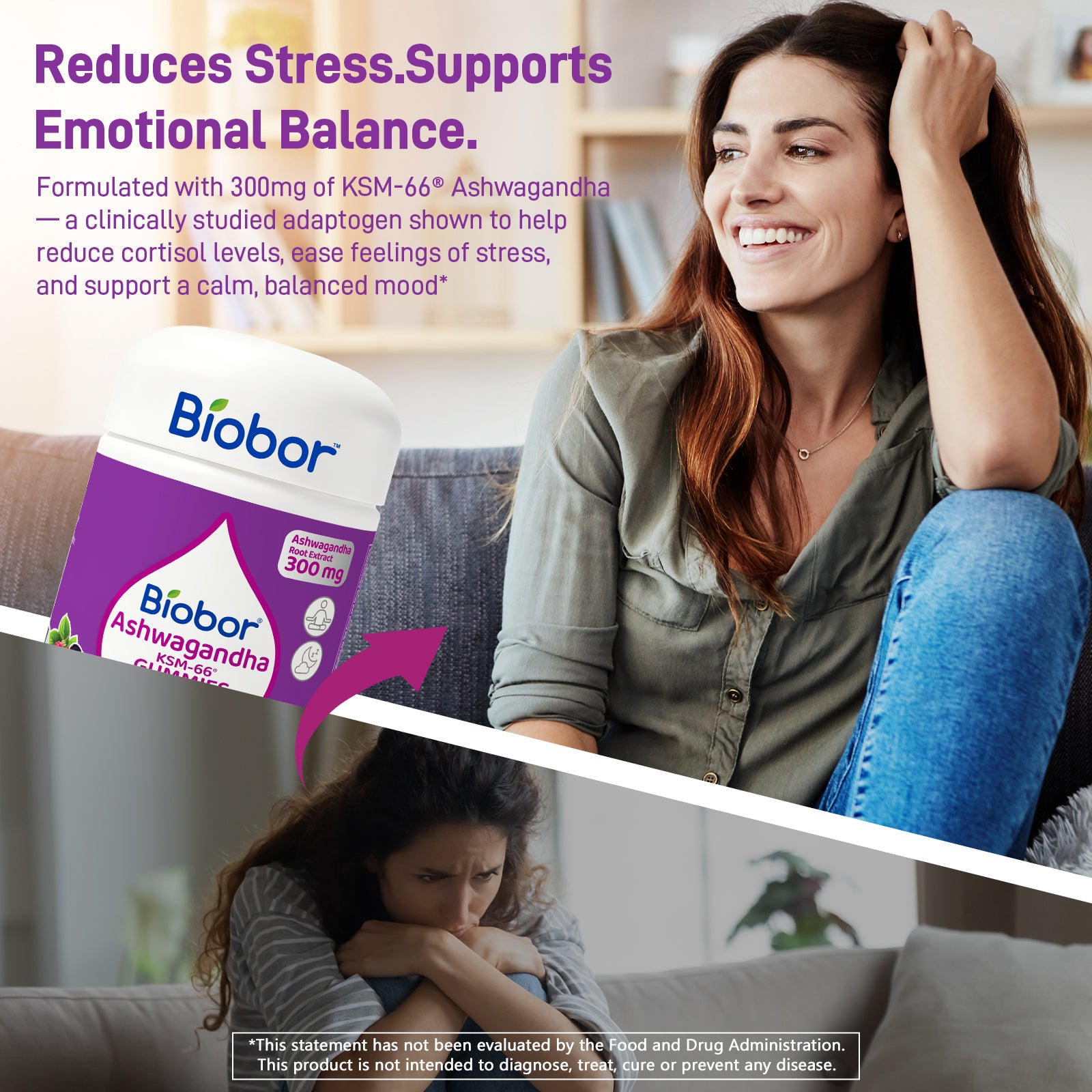Biobor Ashwagandha Functional Gummies