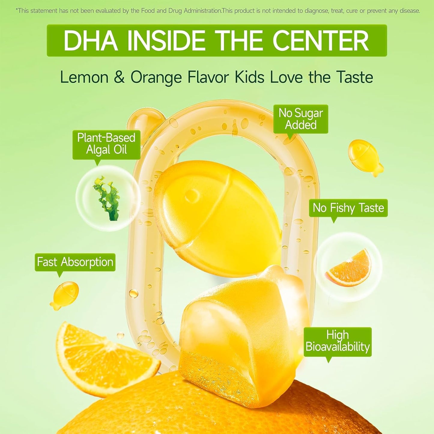 Biobor Omega-3 Gummies - Algal Oil DHA Gummies