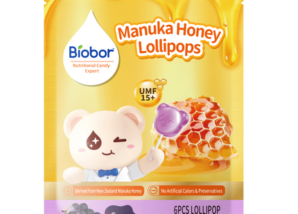 Biobor Manuka Honey Lollipops