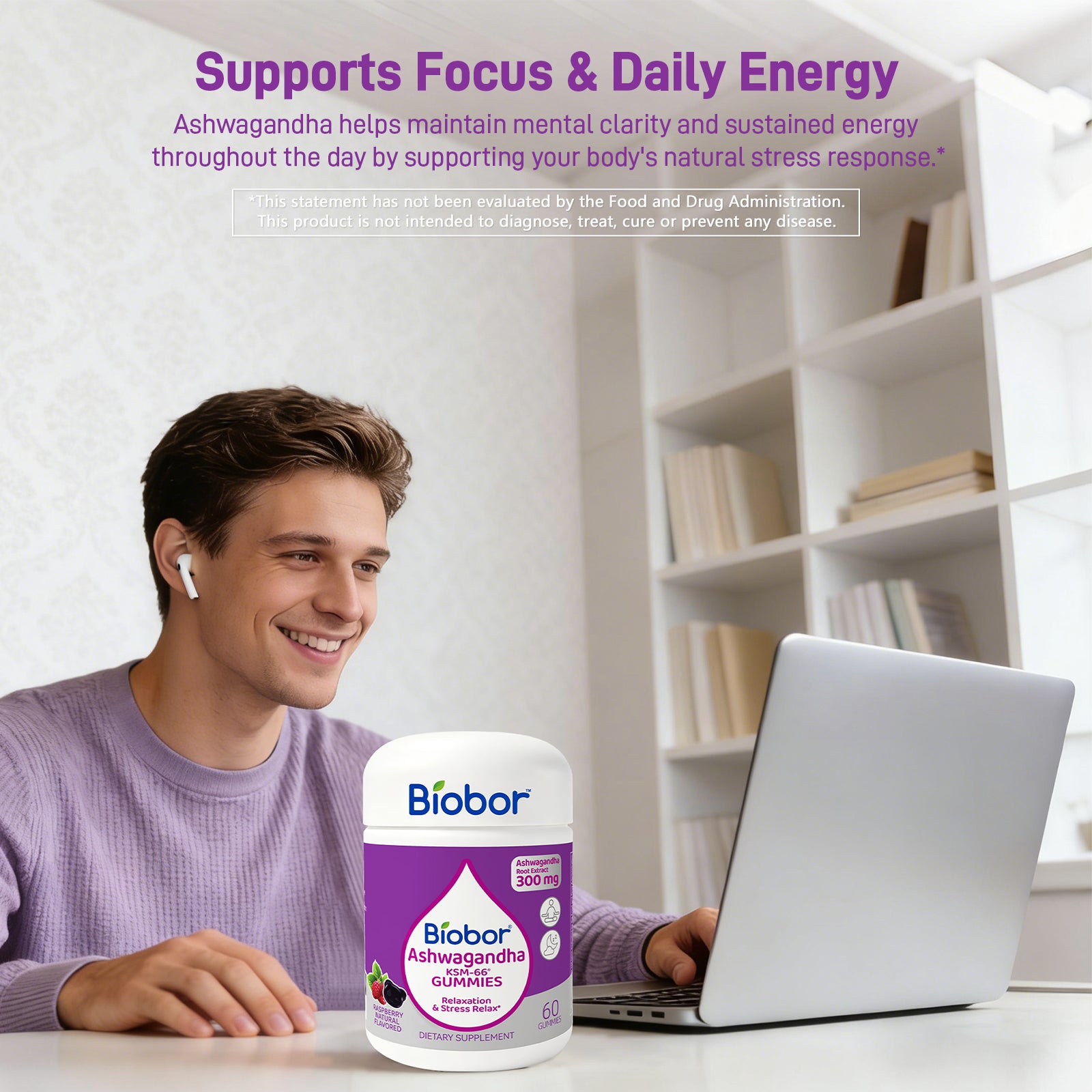 Biobor Ashwagandha Functional Gummies