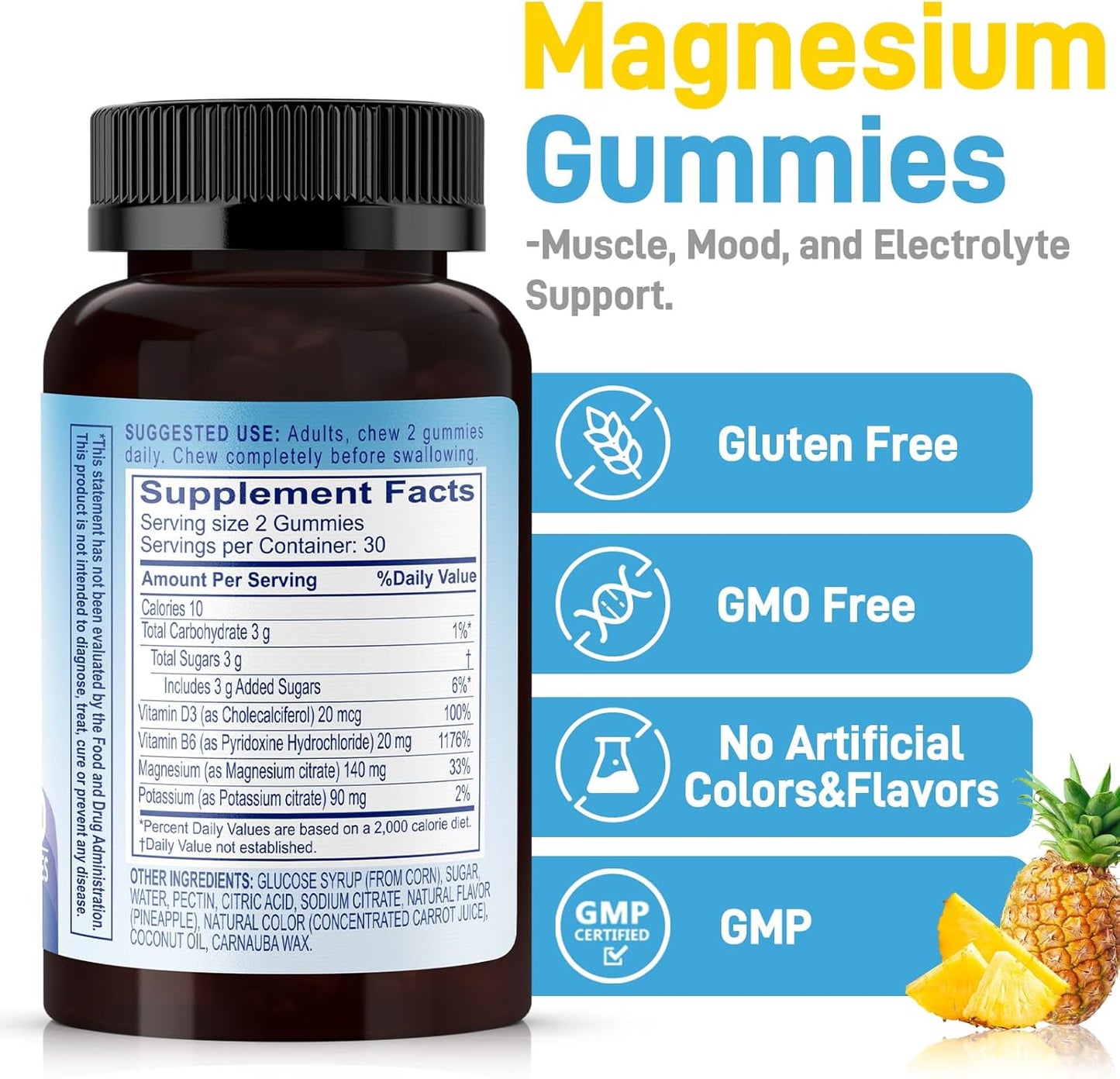 Potassium Magnesium Citrate Gummies