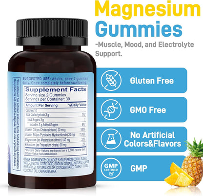 Potassium Magnesium Citrate Gummies