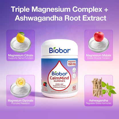 CalmMind Triple Magnesium Gummies