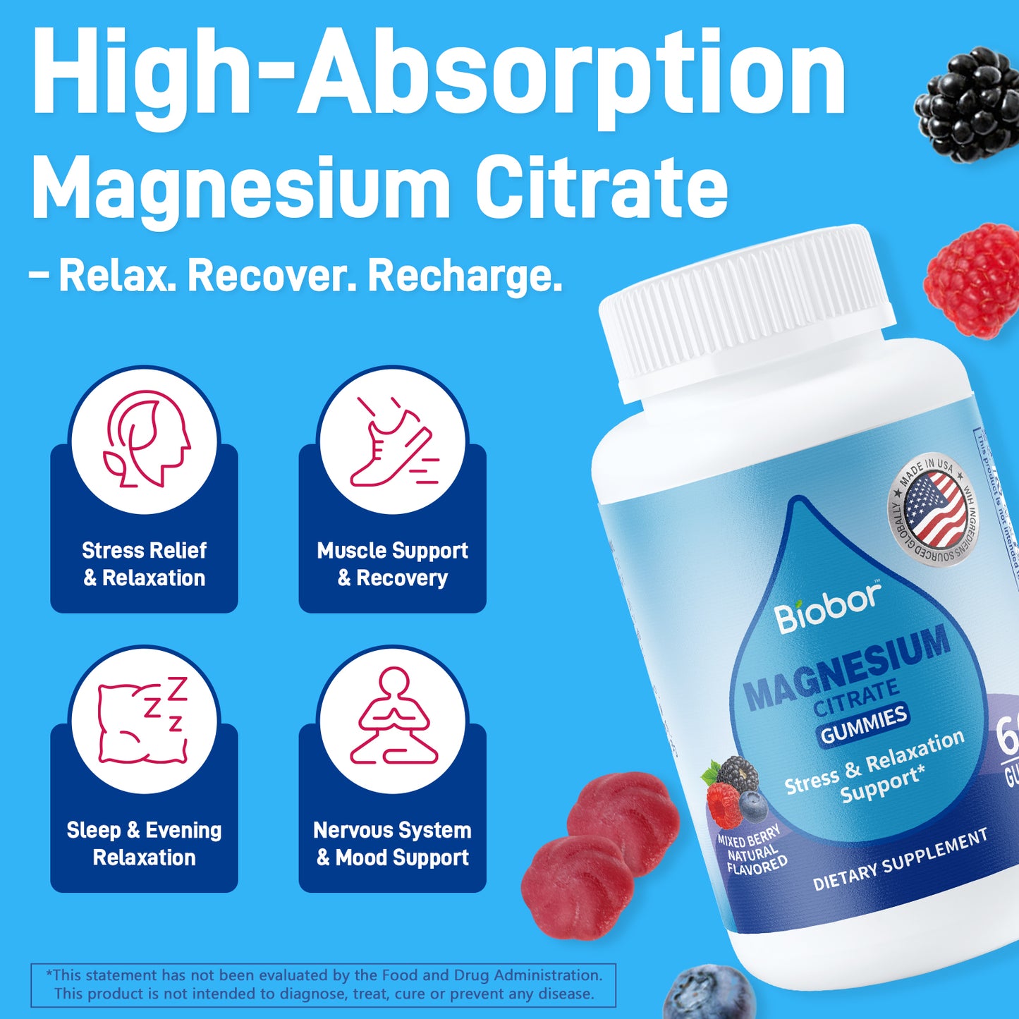 High Absorption Magnesium Citrate Gummies