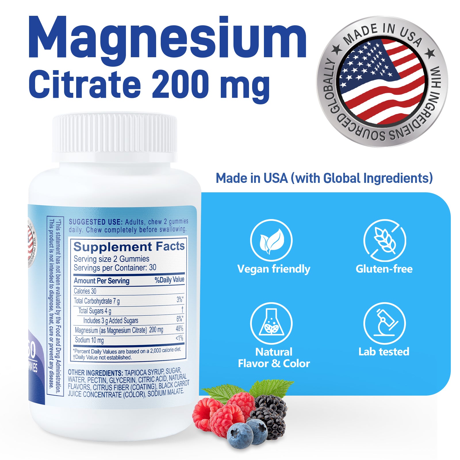 High Absorption Magnesium Citrate Gummies