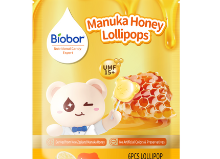 Biobor Manuka Honey Lollipops