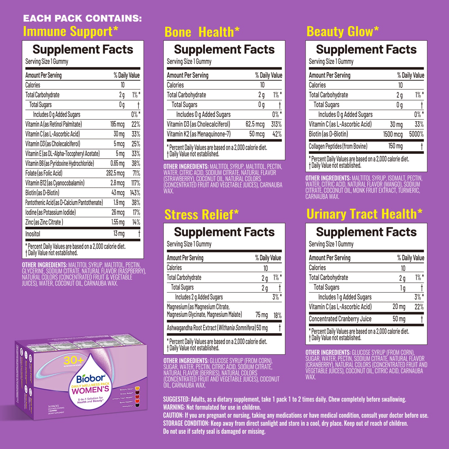 Women's Daily Wellness Packs