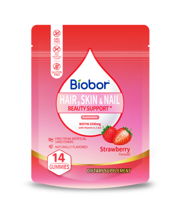 Biobor Hair, Skin & Nail Gummies