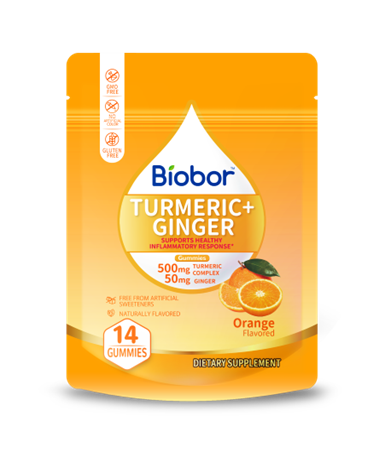 Boibor Turmeric + Ginger Gummies