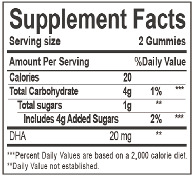 Biobor DHA ALGAE OIL Gummies